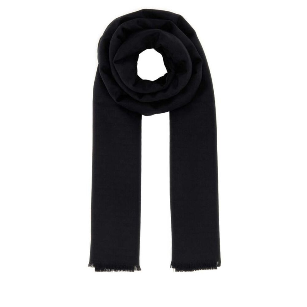 Prada Men Black Jacquard Scarf
